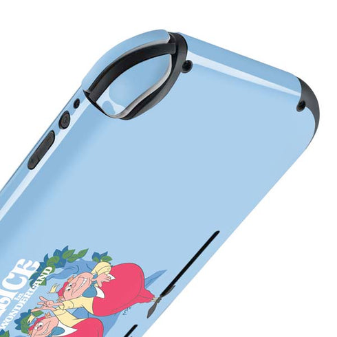 Disney Alice in Wonderland Tweedle Dee and Tweedle Dum Nintendo Switch Lite Skin